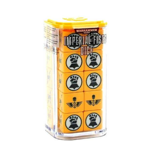 Warhammer 40k Imperial Fists Dice Set