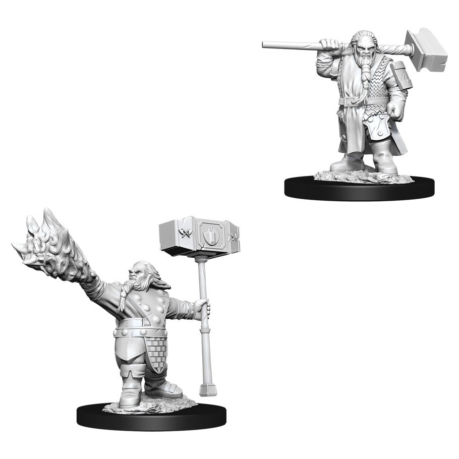 D&D Miniatures: Dwarf Male Cleric